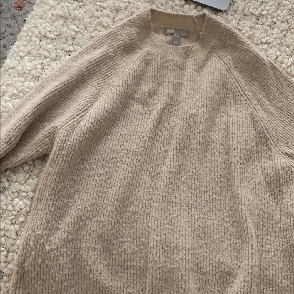 ASOS beige crewneck sweater
